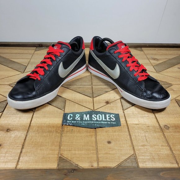 Nike Sweet Classic Low Retro BRS Shoes Black Red Silver 318333-009 RARE SZ 11.5 - Picture 4 of 9